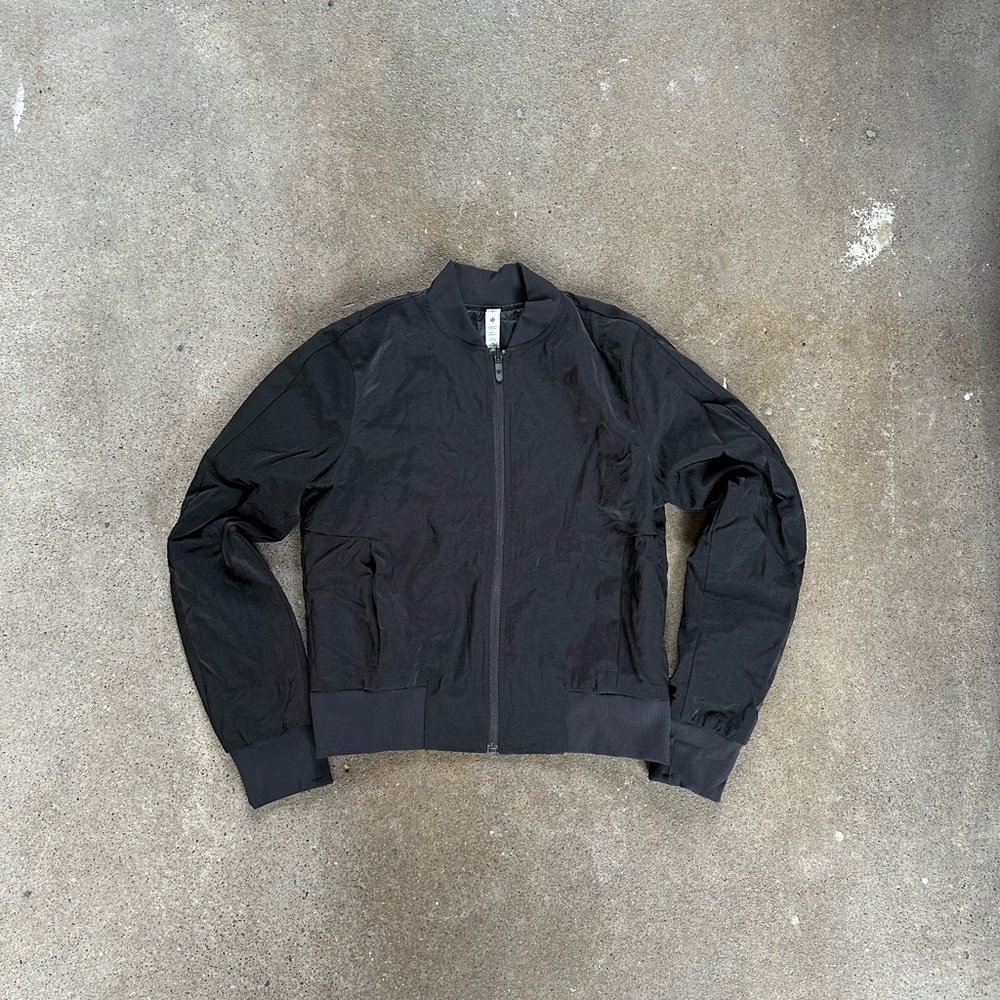 Lululemon Non Stop Bomber Reversible Jacket First Release in Black Size 4 Coat - Picture 8 of 12